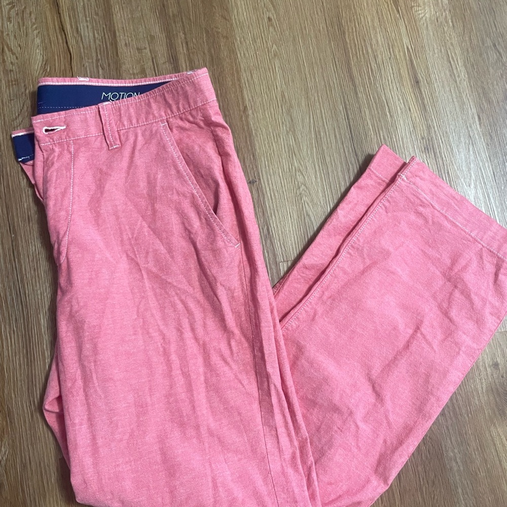 Crown & Ivy Men's Coral Chinos